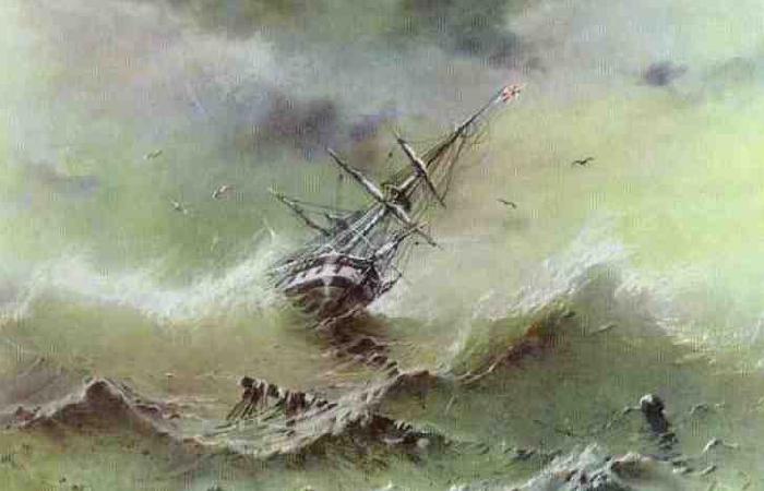 Ivan Aivazovsky Storm China oil painting art